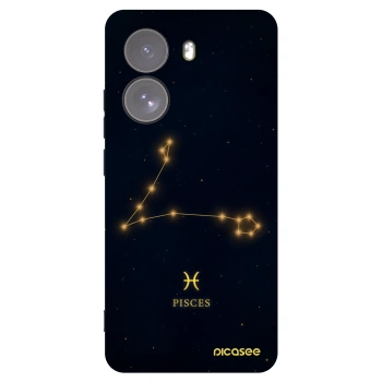 Picasee Μαύρη θήκη σιλικόνης για Xiaomi Poco X7 - PISCES