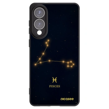 Picasee Μαύρη θήκη σιλικόνης για Samsung Galaxy S25 Edge 5G - PISCES