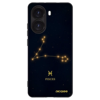 Picasee Μαύρη θήκη σιλικόνης για Xiaomi Poco X7 Pro 5G - PISCES