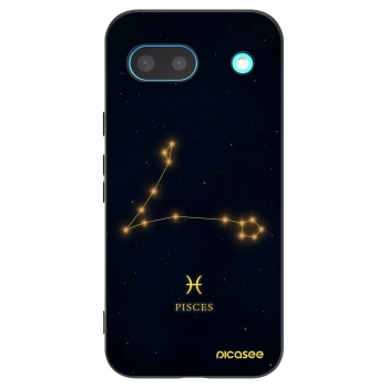 Picasee Μαύρη θήκη σιλικόνης για Google Pixel 8a - PISCES