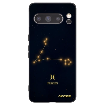 Picasee Μαύρη θήκη σιλικόνης για Google Pixel 8 Pro - PISCES