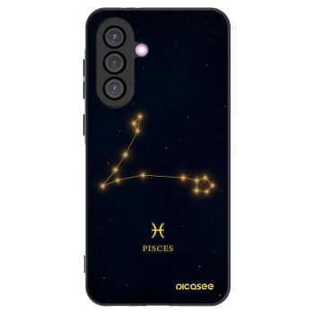 Picasee Μαύρη θήκη σιλικόνης για Samsung Galaxy A56 5G A566B - PISCES