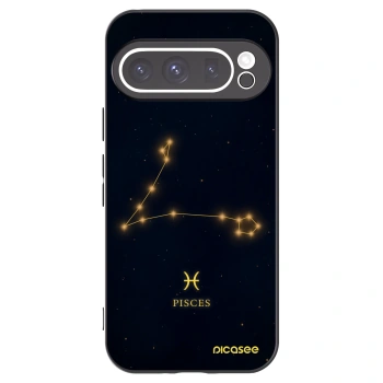 Picasee Μαύρη θήκη σιλικόνης για Google Pixel 9 Pro - PISCES