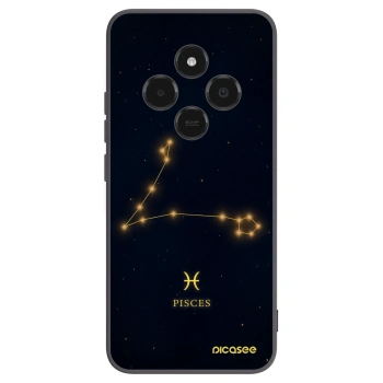 Picasee Μαύρη θήκη σιλικόνης για Xiaomi Poco C75 - PISCES