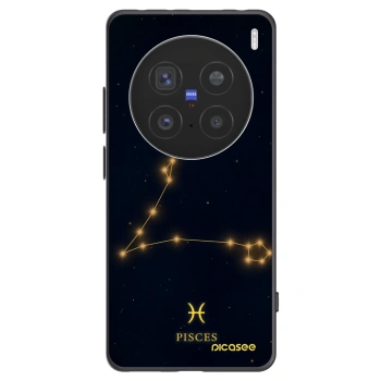 Picasee Μαύρη θήκη σιλικόνης για Vivo X200 Pro - PISCES