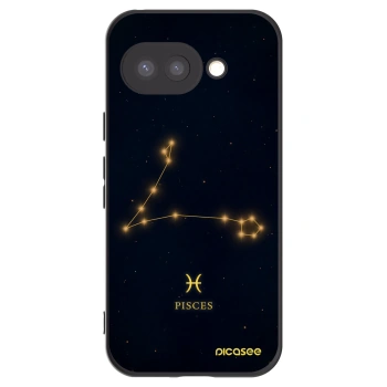 Picasee Μαύρη θήκη σιλικόνης για Google Pixel 9a - PISCES