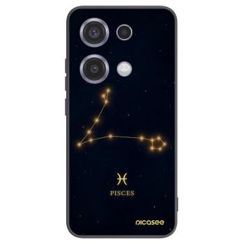 Picasee Μαύρη θήκη σιλικόνης για Xiaomi Redmi Note 14S - PISCES