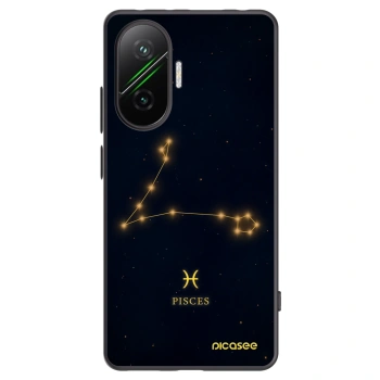 Picasee Μαύρη θήκη σιλικόνης για Xiaomi Poco F7 5G - PISCES