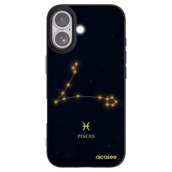 Picasee Μαύρη θήκη σιλικόνης για Apple iPhone 17 - PISCES