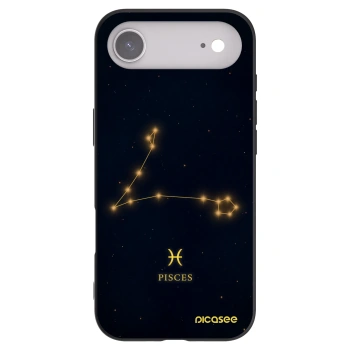 Picasee Μαύρη θήκη σιλικόνης για Apple iPhone Air - PISCES