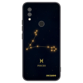 Picasee Μαύρη θήκη σιλικόνης για Xiaomi Redmi 7 - PISCES