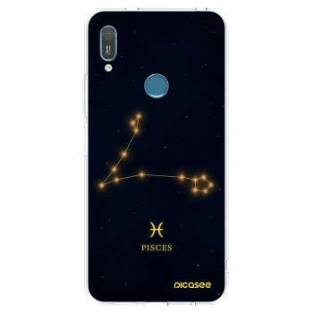 Picasee διαφανής θήκη σιλικόνης Huawei Y6 2019 - PISCES