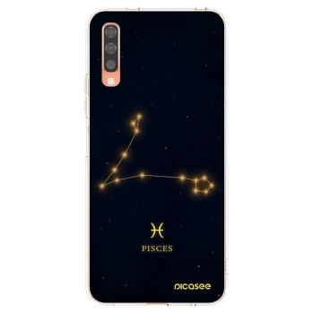 Picasee διαφανής θήκη σιλικόνης Samsung Galaxy A70 A705F - PISCES