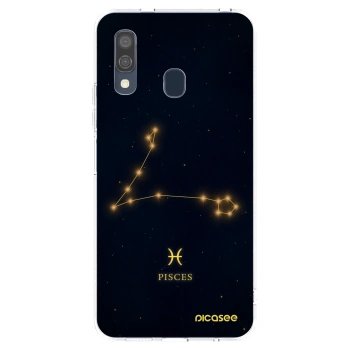 Picasee διαφανής θήκη σιλικόνης Samsung Galaxy A40 A405F - PISCES
