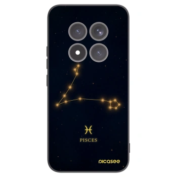 Picasee Μαύρη θήκη σιλικόνης για Xiaomi Redmi Note 15 Pro+ - PISCES