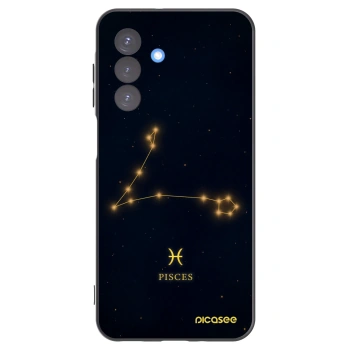 Picasee Μαύρη θήκη σιλικόνης για Samsung Galaxy A17 5G - PISCES