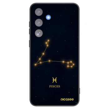 Picasee Μαύρη θήκη σιλικόνης για Samsung Galaxy S25 FE 5G - PISCES