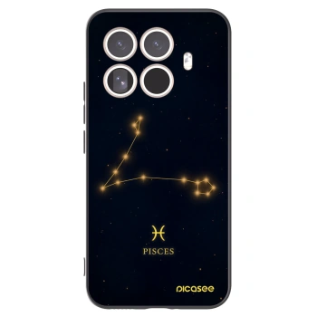 Picasee Μαύρη θήκη σιλικόνης για Xiaomi 15T Pro - PISCES