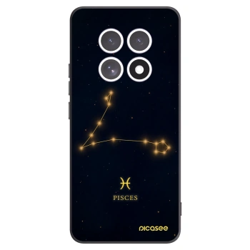 Picasee Μαύρη θήκη σιλικόνης για Xiaomi Redmi Note 15 - PISCES