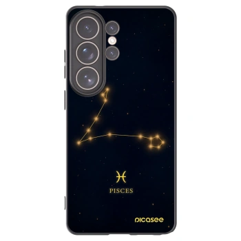 Picasee Μαύρη θήκη σιλικόνης για Samsung Galaxy S26 Ultra - PISCES