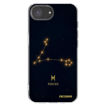 Picasee διαφανής θήκη σιλικόνης Apple iPhone 17e - PISCES