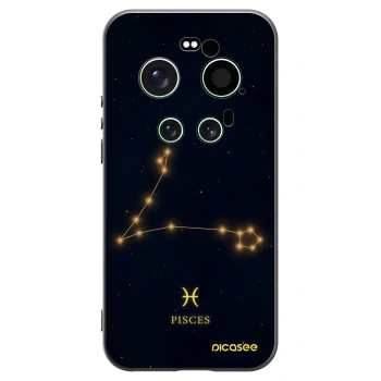 Picasee Μαύρη θήκη σιλικόνης για Xiaomi 17 Ultra - PISCES