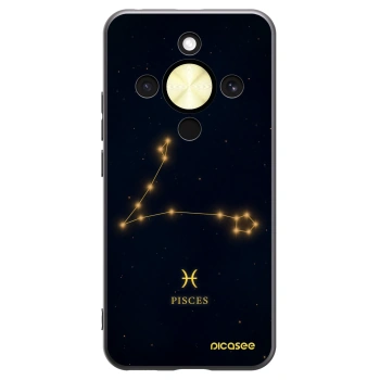 Picasee Μαύρη θήκη σιλικόνης για Honor Magic8 Lite 5G - PISCES