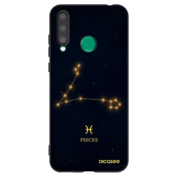 Picasee Μαύρη θήκη σιλικόνης για Honor 20 Lite - PISCES