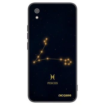 Picasee Μαύρη θήκη σιλικόνης για Xiaomi Redmi 7A - PISCES