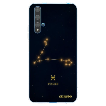 Picasee διαφανής θήκη σιλικόνης Huawei Nova 5T - PISCES