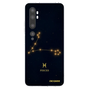 Picasee διαφανής θήκη σιλικόνης Xiaomi Mi Note 10 (Pro) - PISCES