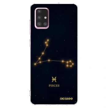 Picasee διαφανής θήκη σιλικόνης Samsung Galaxy A71 A715F - PISCES