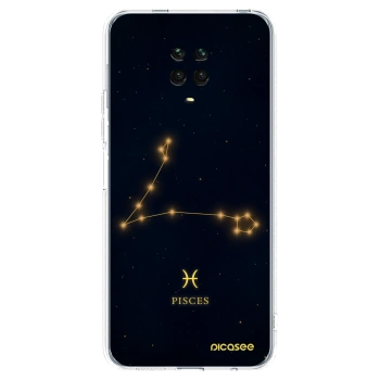 Picasee διαφανής θήκη σιλικόνης Xiaomi Redmi Note 9 Pro - PISCES