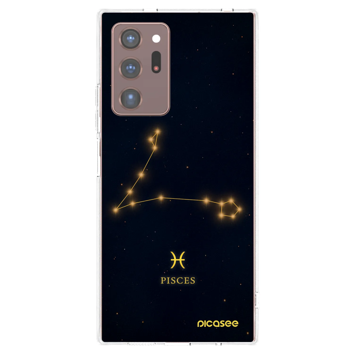 Picasee διαφανής θήκη σιλικόνης Samsung Galaxy Note 20 Ultra - PISCES