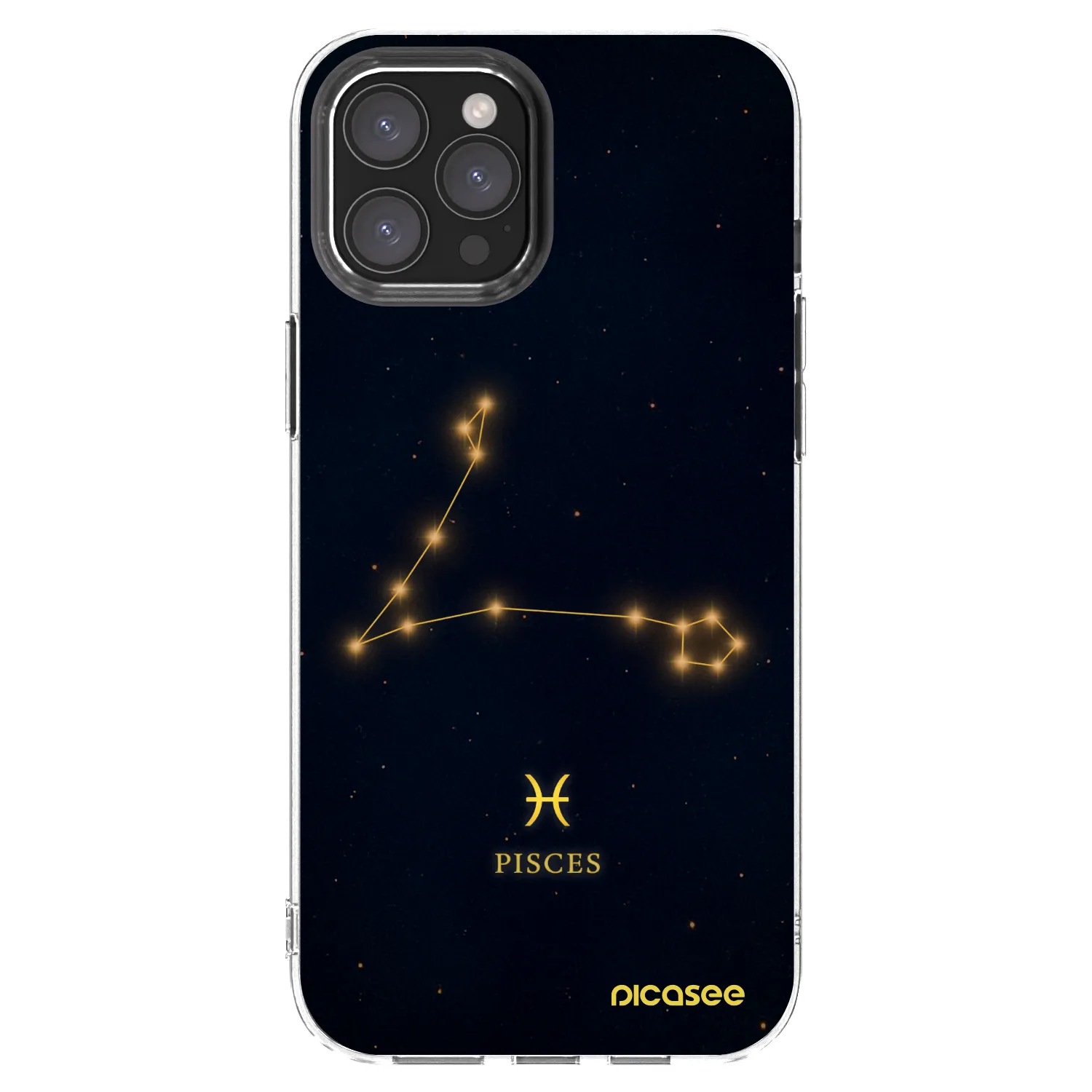 Picasee διαφανής θήκη σιλικόνης Apple iPhone 12 Pro Max - PISCES