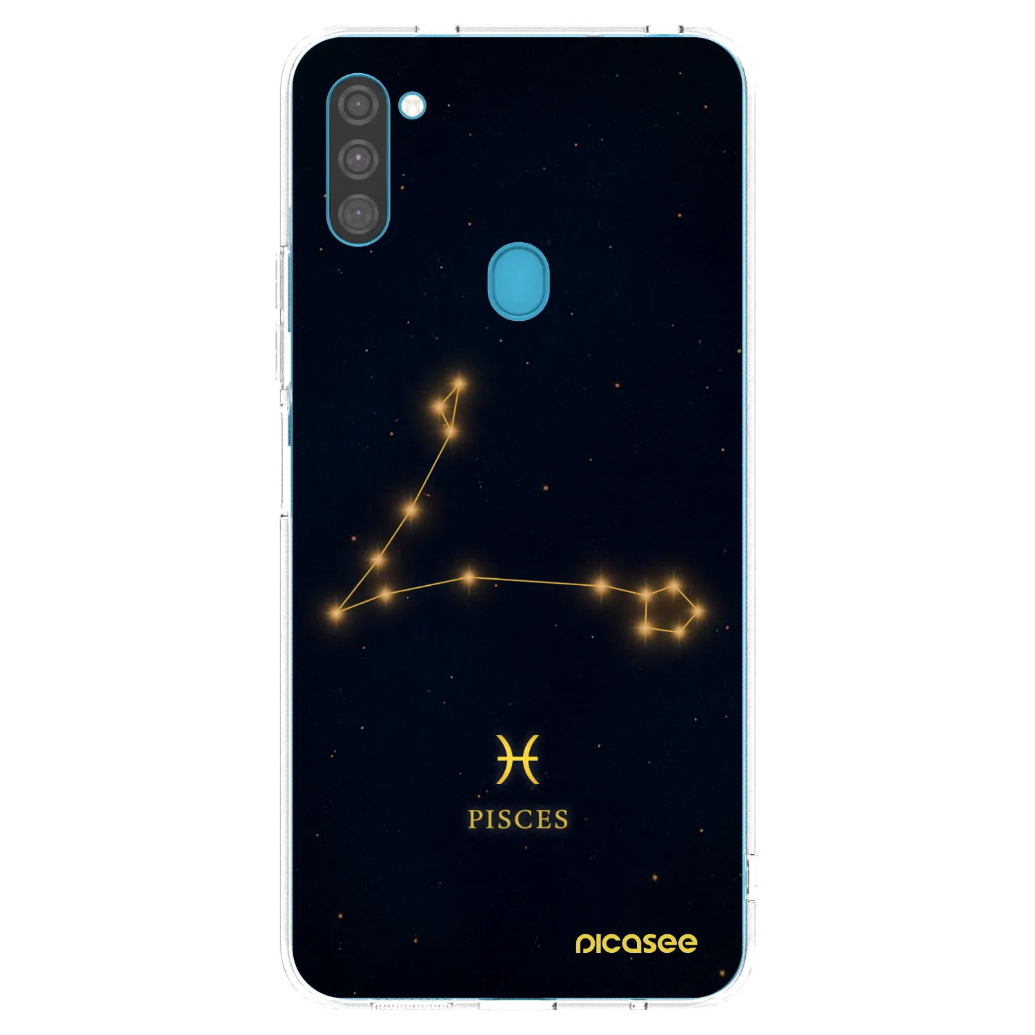 Picasee διαφανής θήκη σιλικόνης Samsung Galaxy M11 - PISCES