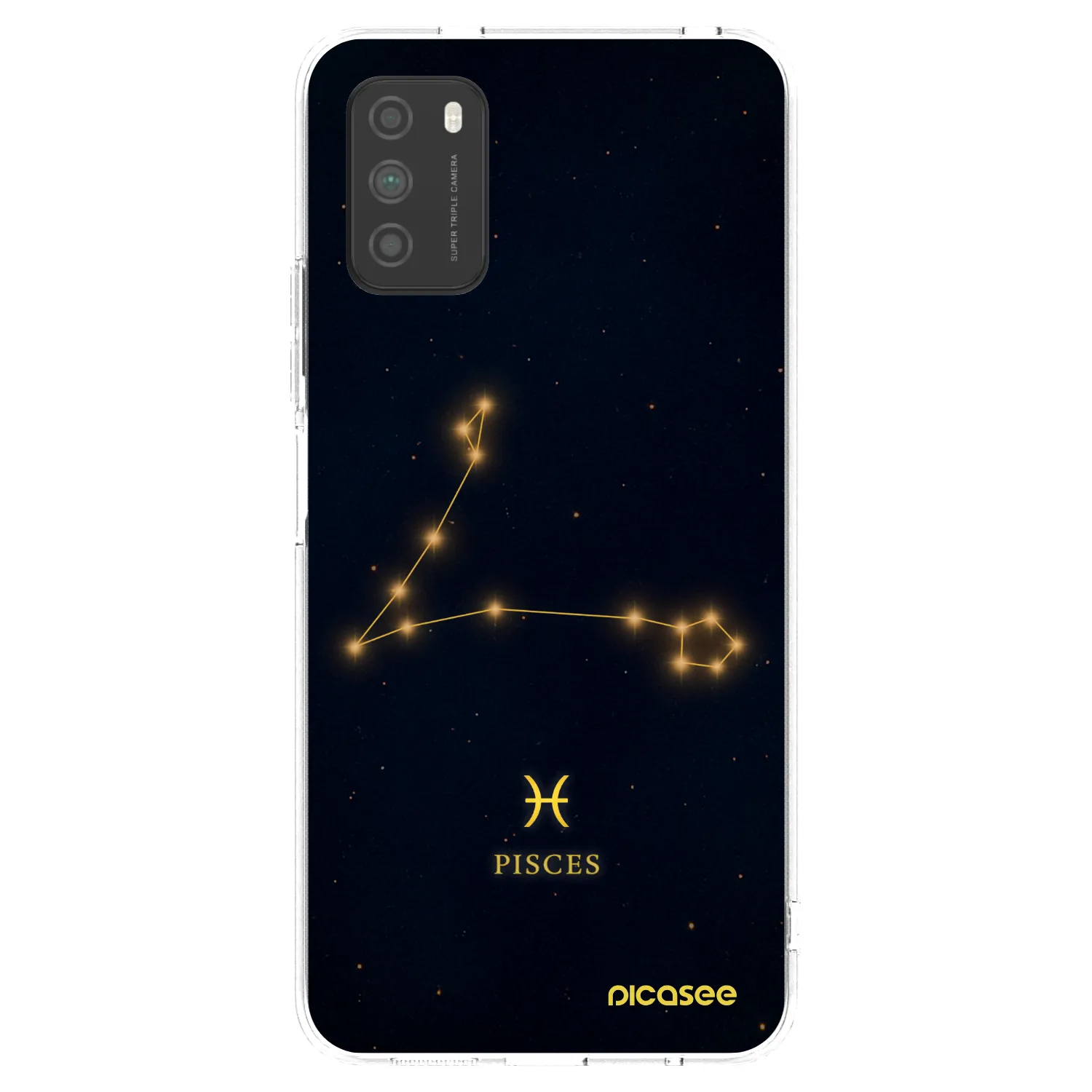 Picasee διαφανής θήκη σιλικόνης Xiaomi Poco M3 - PISCES