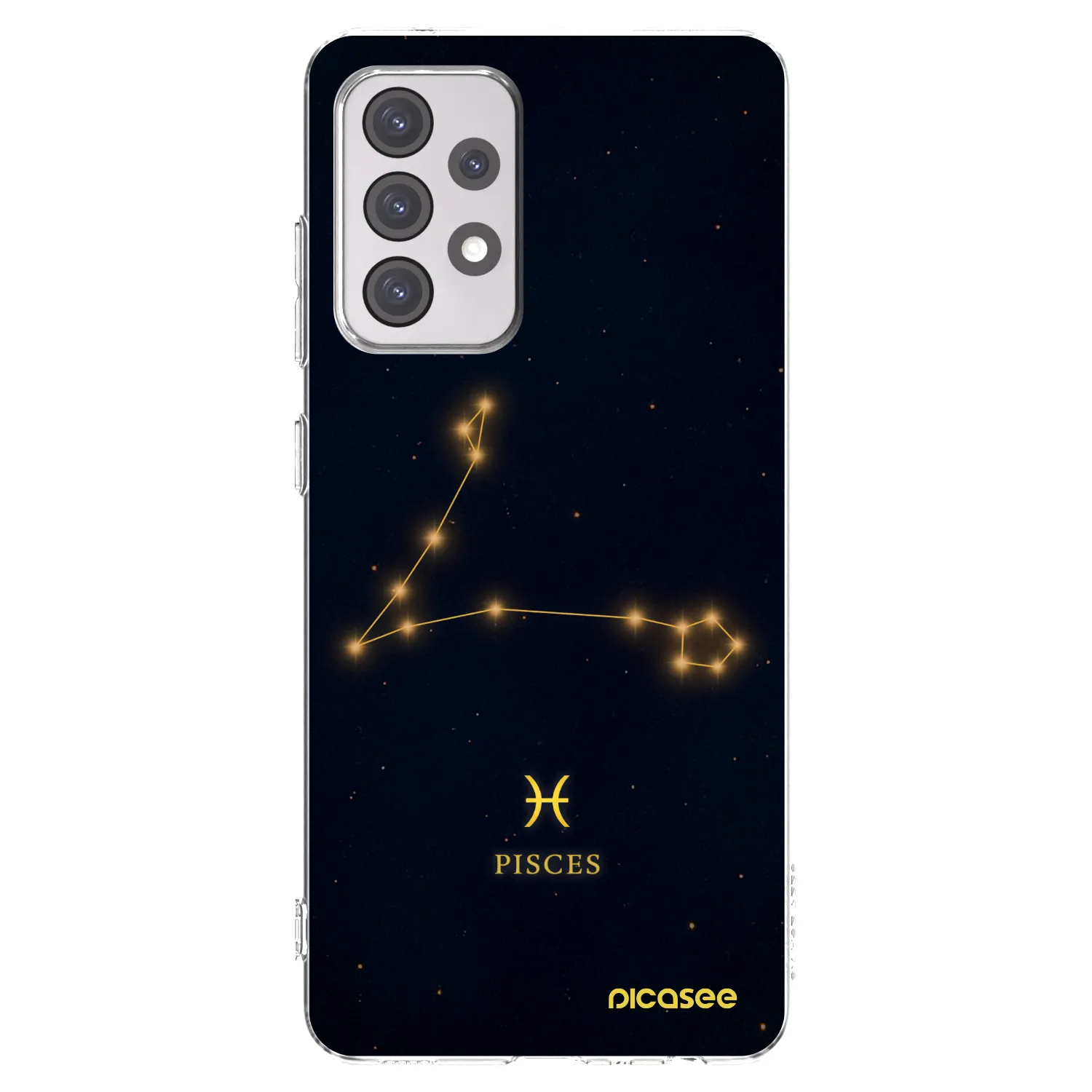 Picasee διαφανής θήκη σιλικόνης Samsung Galaxy A52 5G A525F - PISCES