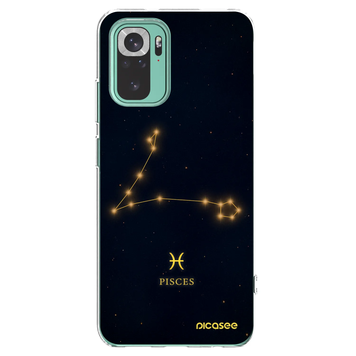 Picasee διαφανής θήκη σιλικόνης Xiaomi Redmi Note 10 Pro - PISCES