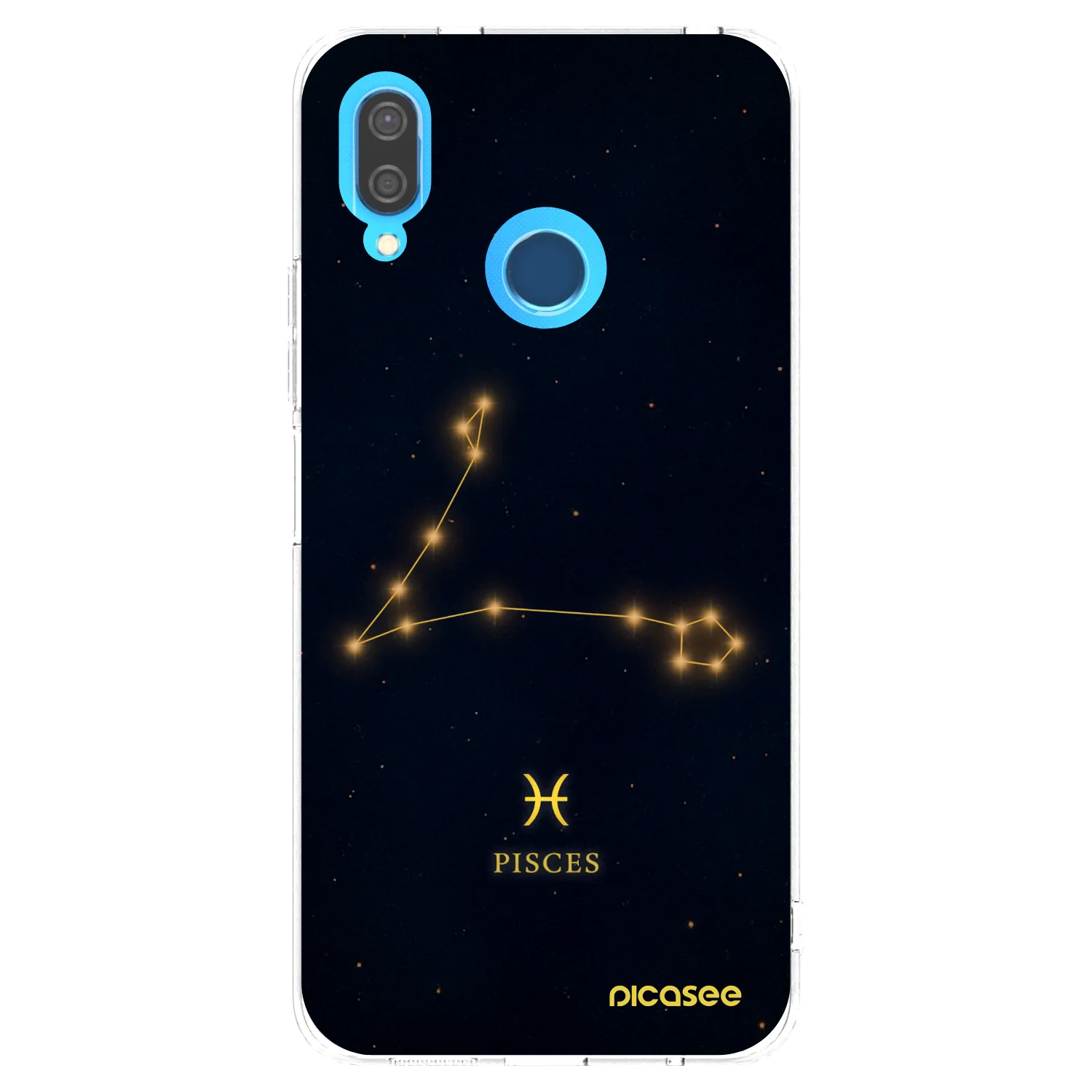 Picasee διαφανής θήκη σιλικόνης Huawei P20 Lite - PISCES