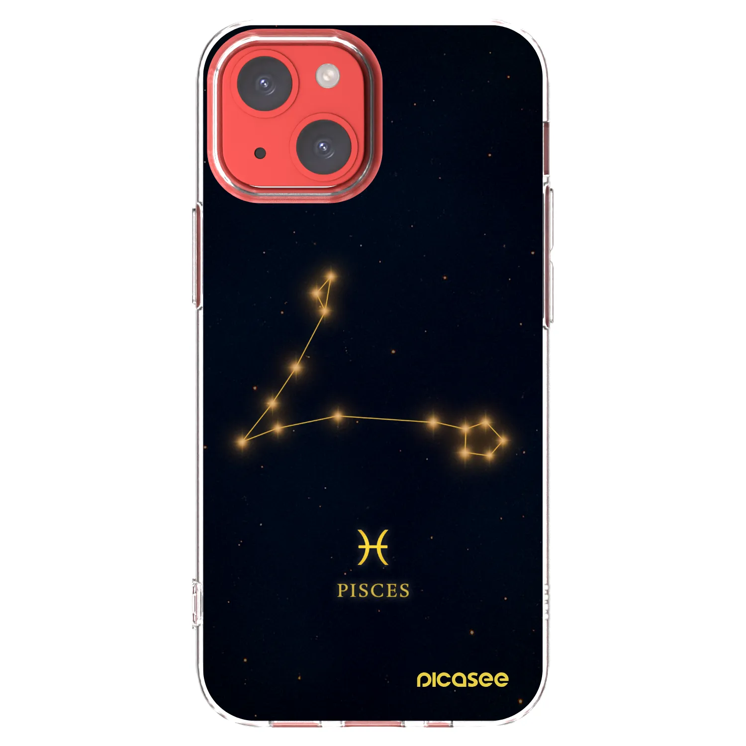 Picasee διαφανής θήκη σιλικόνης Apple iPhone 13 mini - PISCES