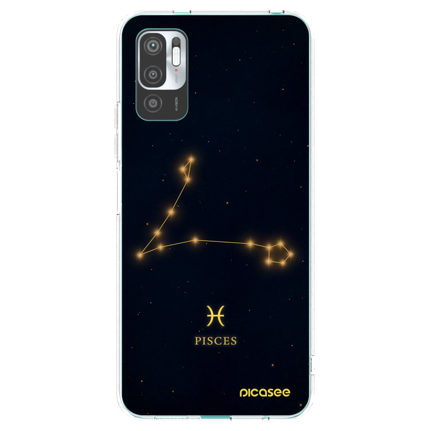 Picasee διαφανής θήκη σιλικόνης Xiaomi Redmi Note 10 5G - PISCES