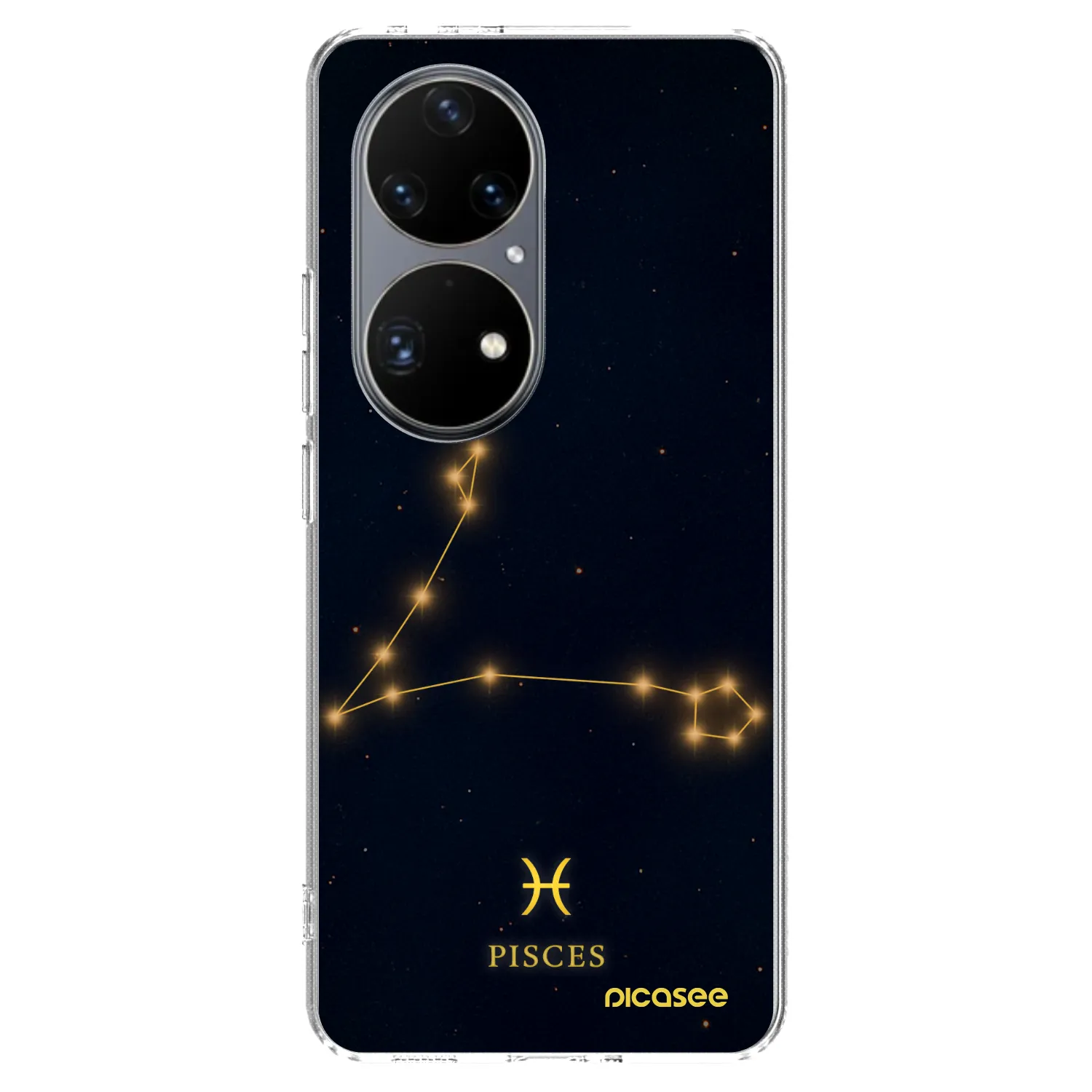 Picasee διαφανής θήκη σιλικόνης Huawei P50 - PISCES