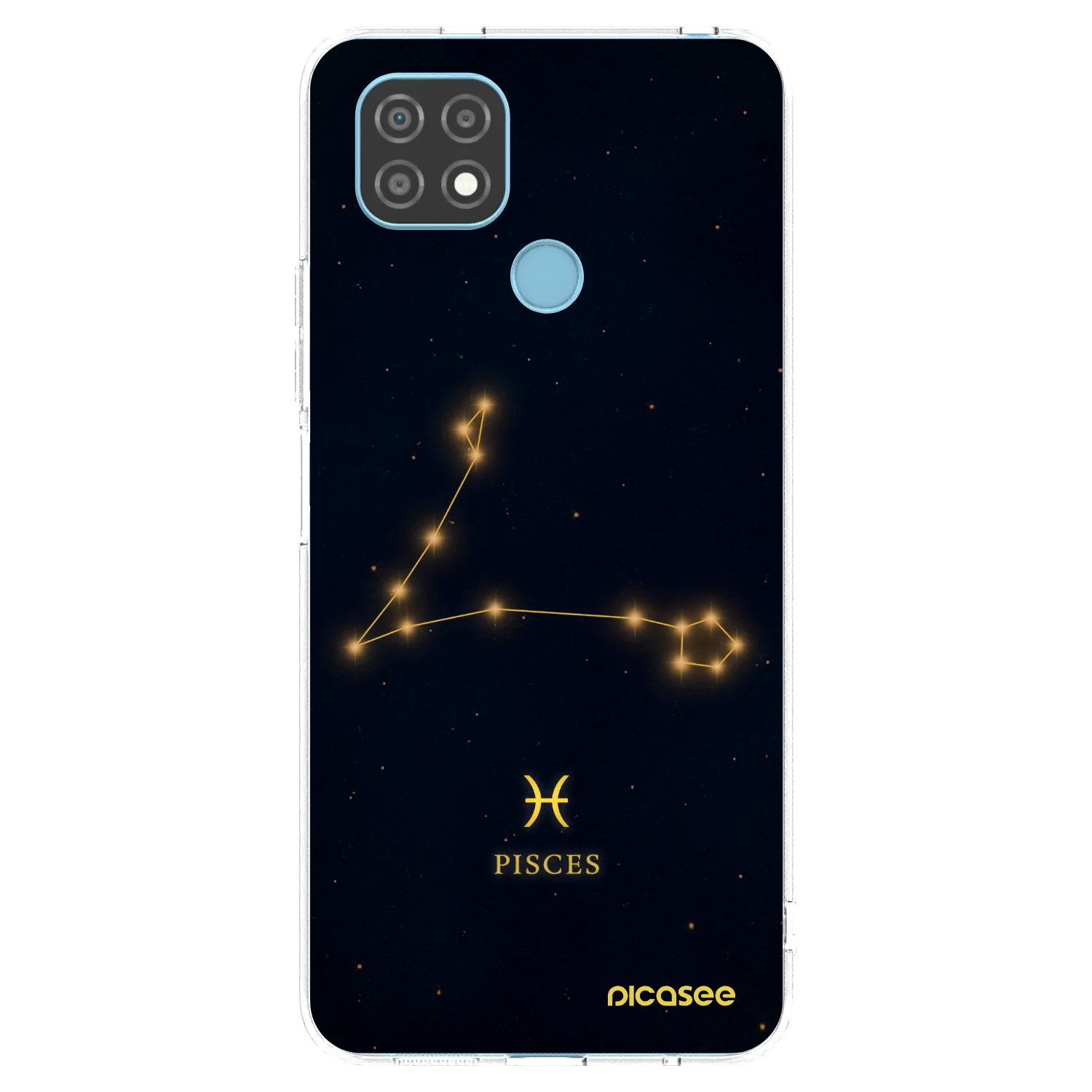 Picasee διαφανής θήκη σιλικόνης Realme C21 - PISCES