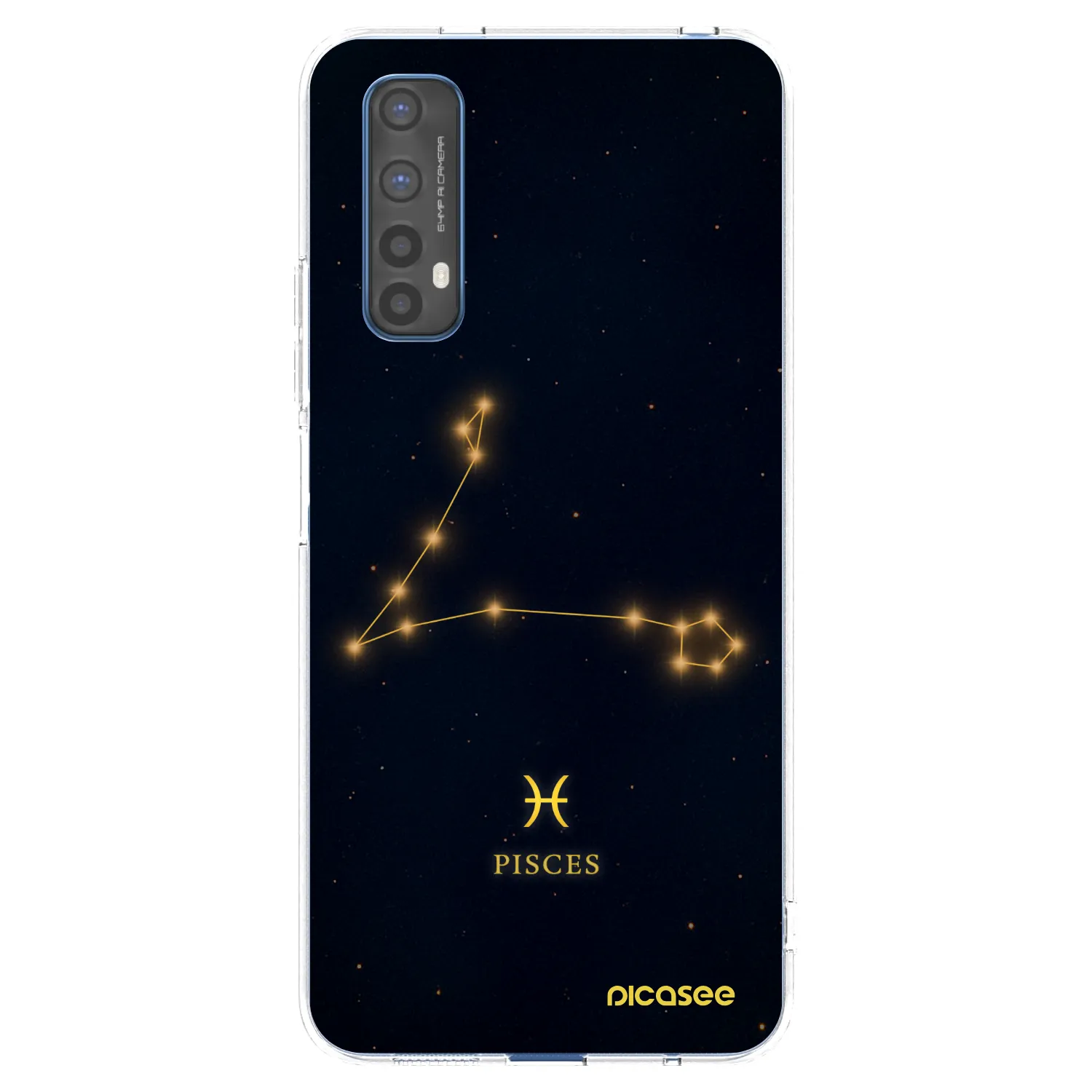 Picasee διαφανής θήκη σιλικόνης Realme 7 - PISCES