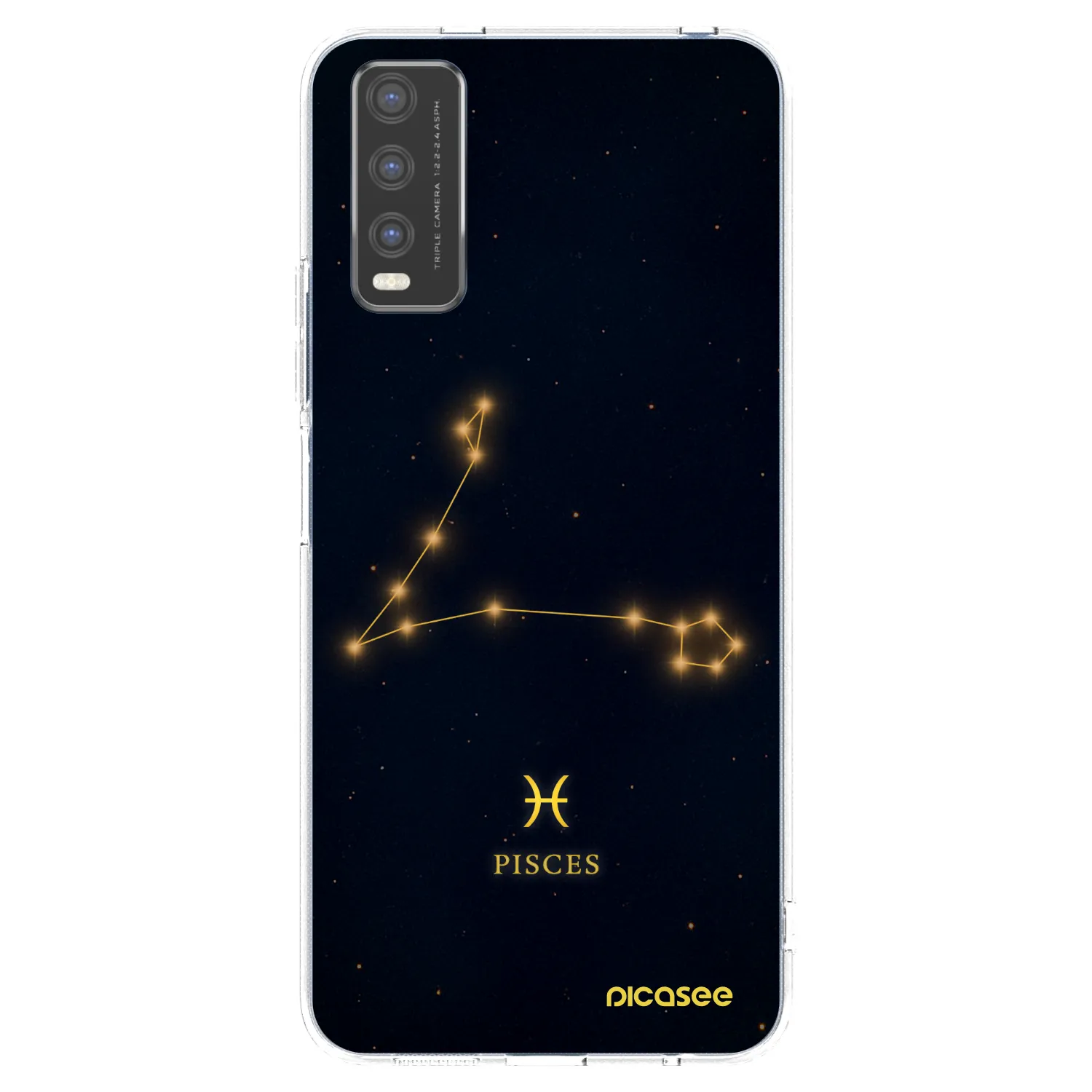 Picasee διαφανής θήκη σιλικόνης Vivo Y20s - PISCES