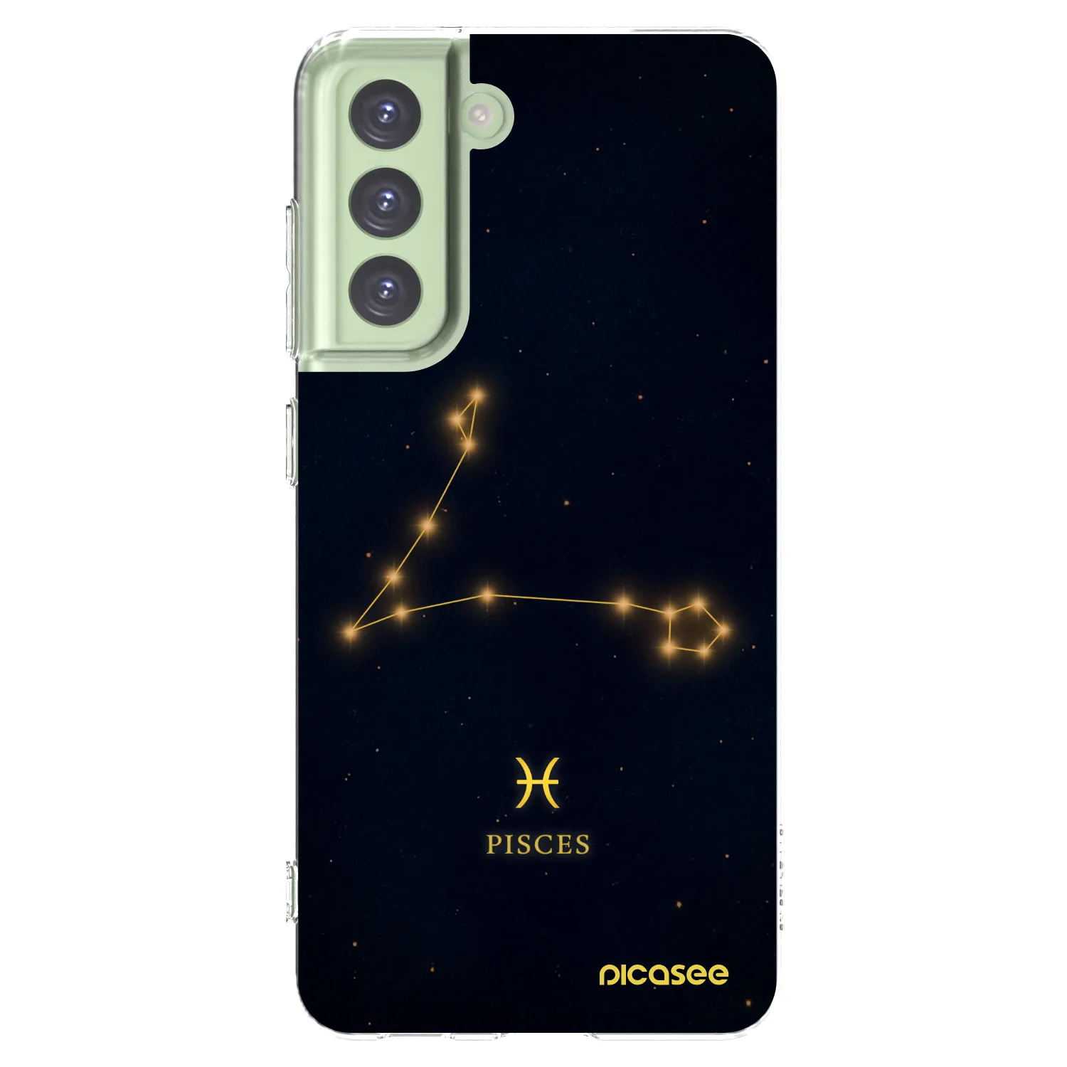 Picasee διαφανής θήκη σιλικόνης Samsung Galaxy S21 FE 5G - PISCES