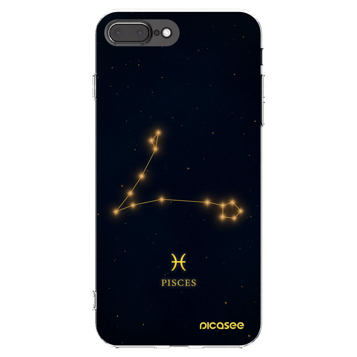 Picasee διαφανής θήκη σιλικόνης Apple iPhone 7 Plus - PISCES