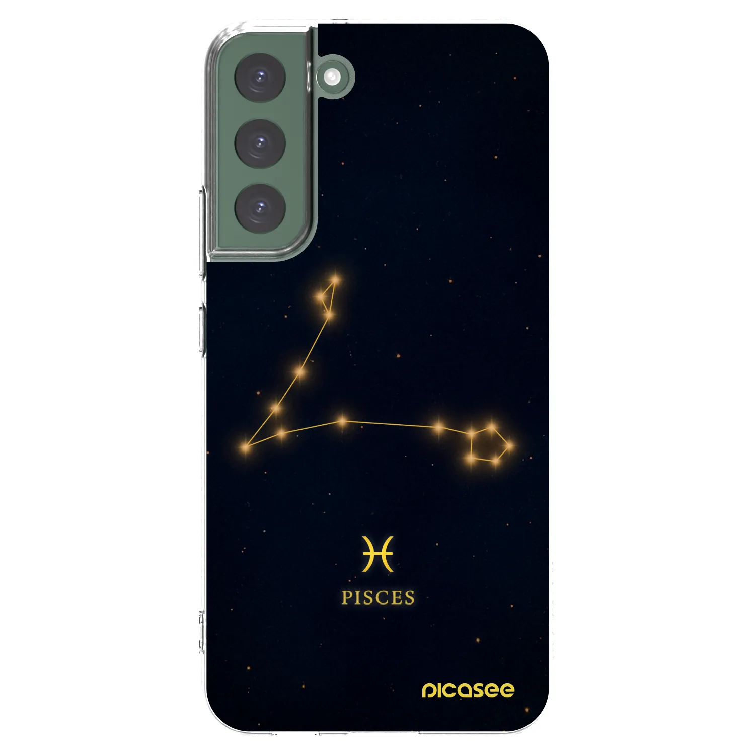 Picasee διαφανής θήκη σιλικόνης Samsung Galaxy S22+ 5G - PISCES