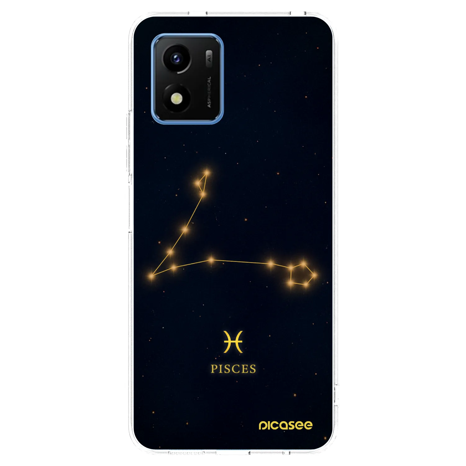 Picasee διαφανής θήκη σιλικόνης Vivo Y01 - PISCES